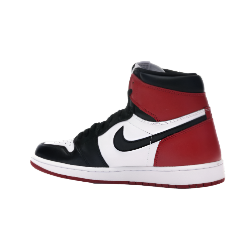 Nike Air Jordan 1 Retro High Satin Black Toe.