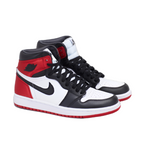 Nike Air Jordan 1 Retro High Satin Black Toe.